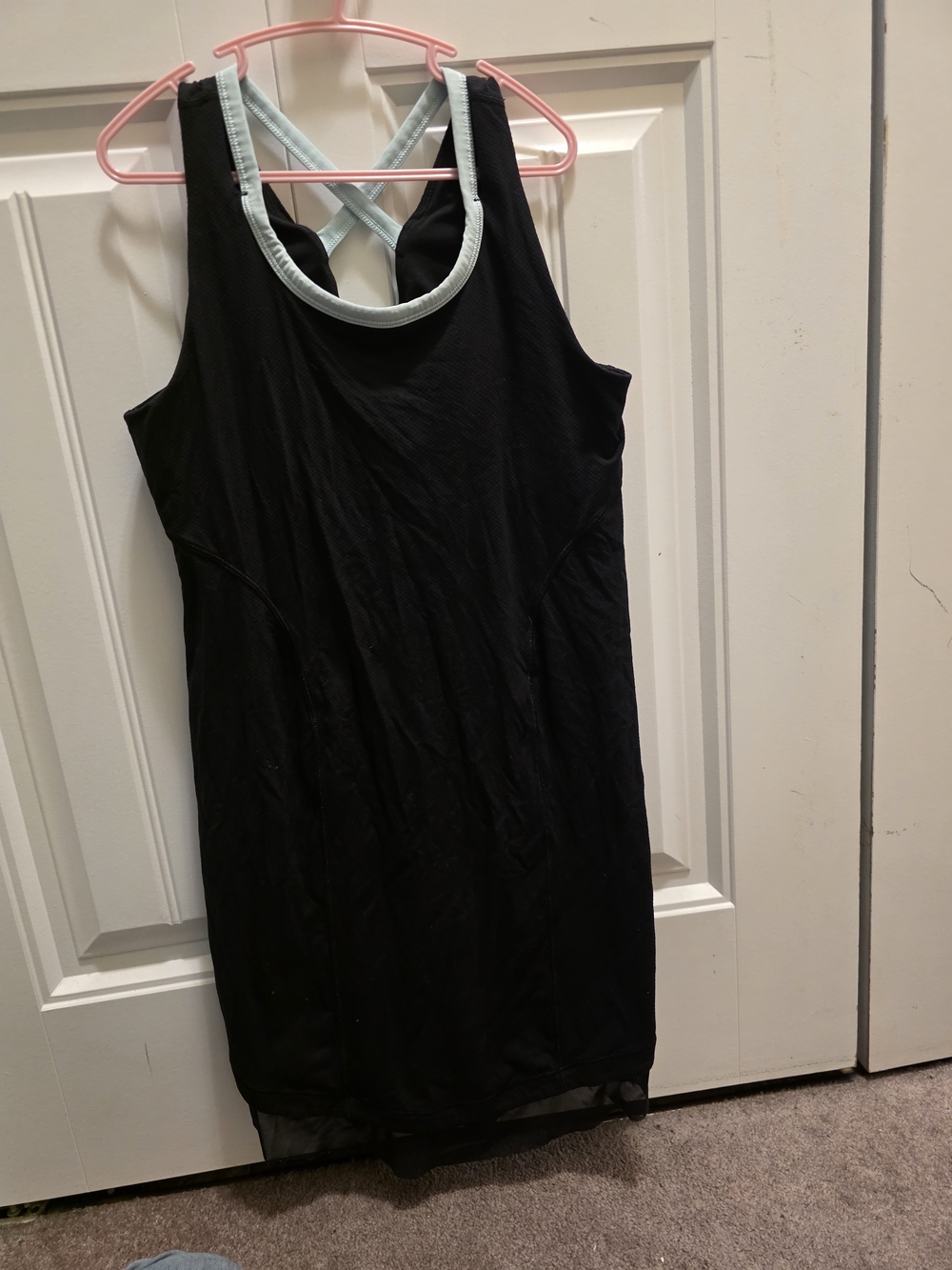 Ivivva Black Dress with Mint Trim